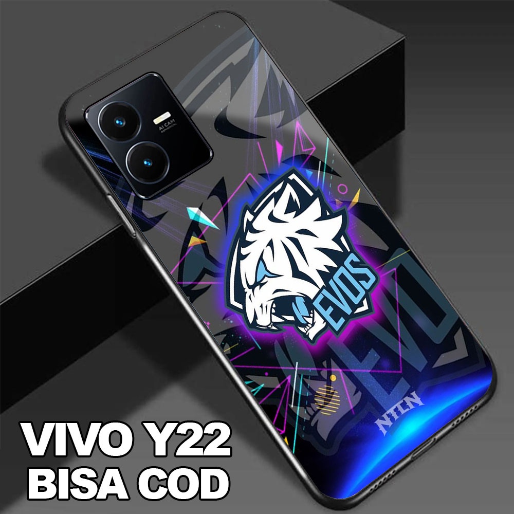 Case Vivo Y22 Hardcase 2D Glossy Case Motif EVOS Terbaru - Custom Case - Casing - Hardcase - Softcas