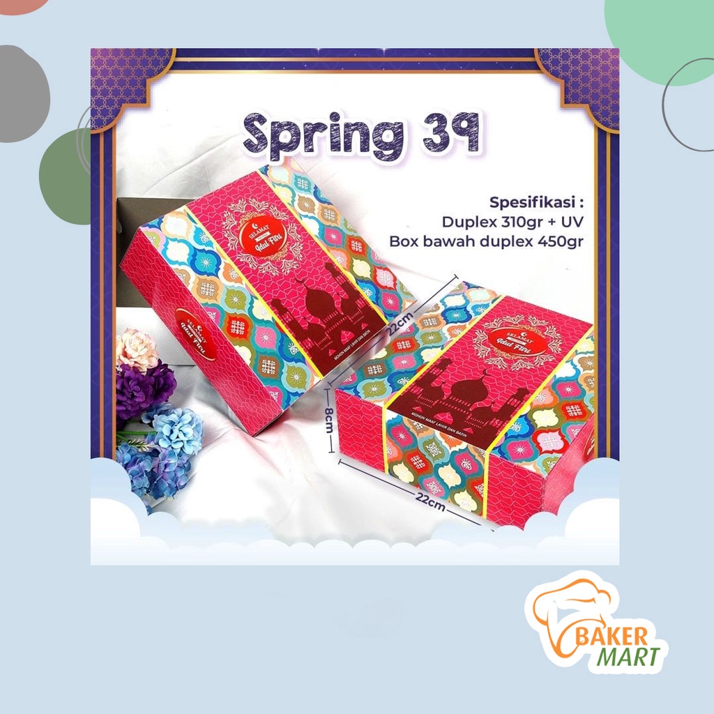 

Box Lebaran Spring 39 Uk 22x22x8cm /5pcs