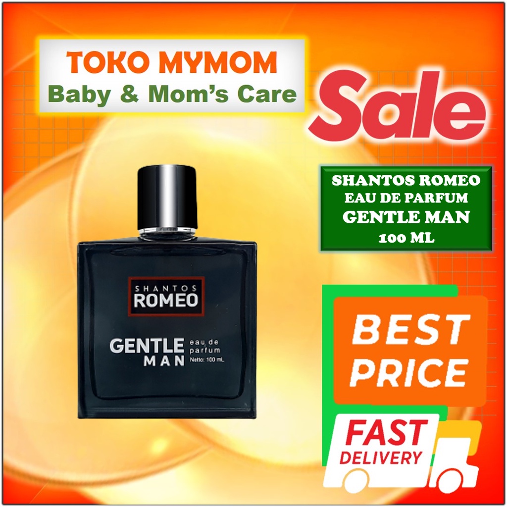 [BPOM] Shantos Romeo Fragrance Eau De Parfume 100ml / Active Man / Casual Man / Gentle Men / EDP Parfum Pria / MYMOM