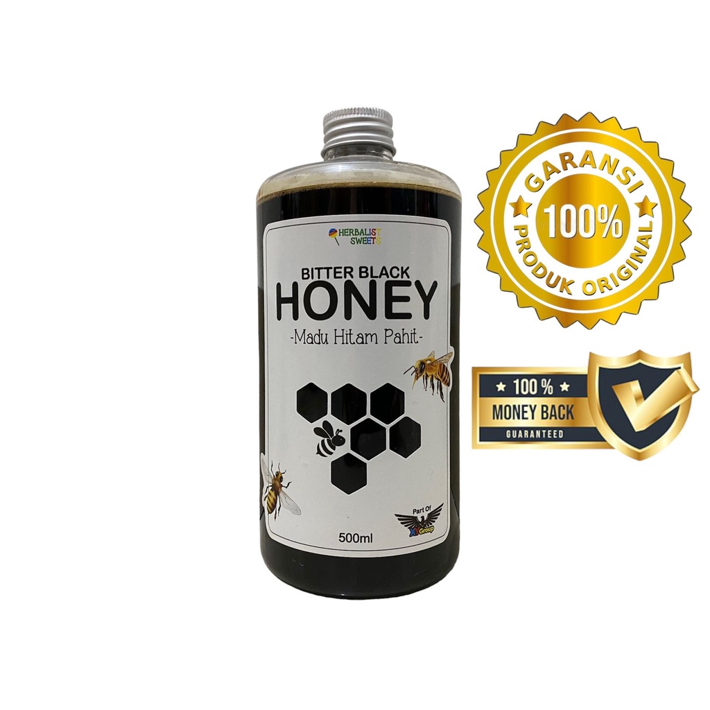 

Madu Hitam Pahit 500ml or 700 gr Bitter Black Honey Asli 100%