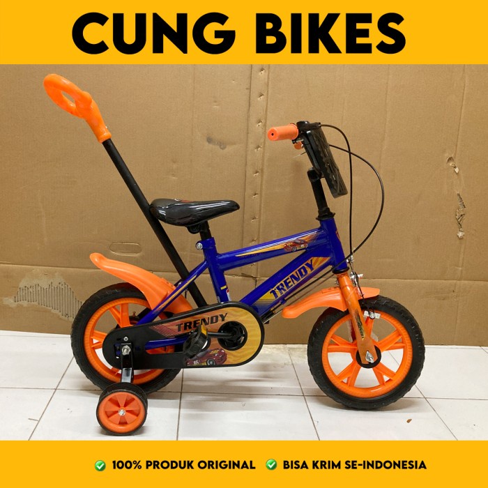 Best Seller Sepeda Anak Bmx 12 Inch Trendy Stir Dorongan