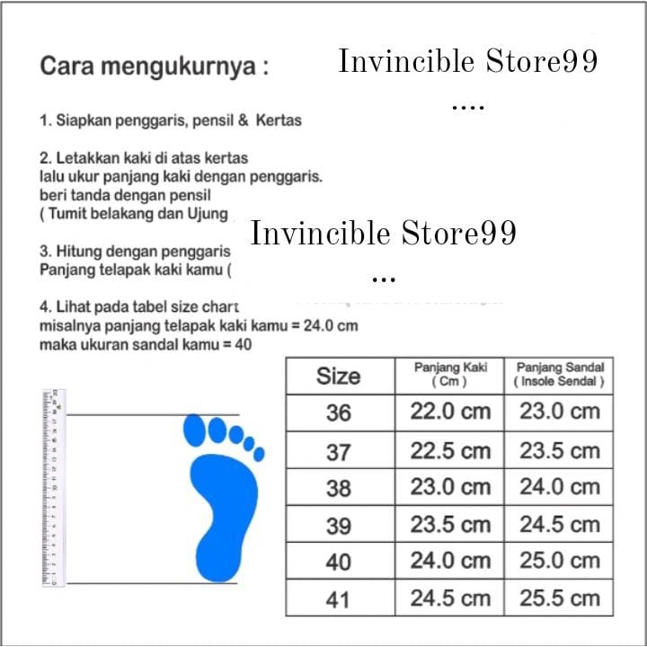 Invincible Sandal Jepit Cewek Sendal Wanita Terbaru Kekinian Murah 2023