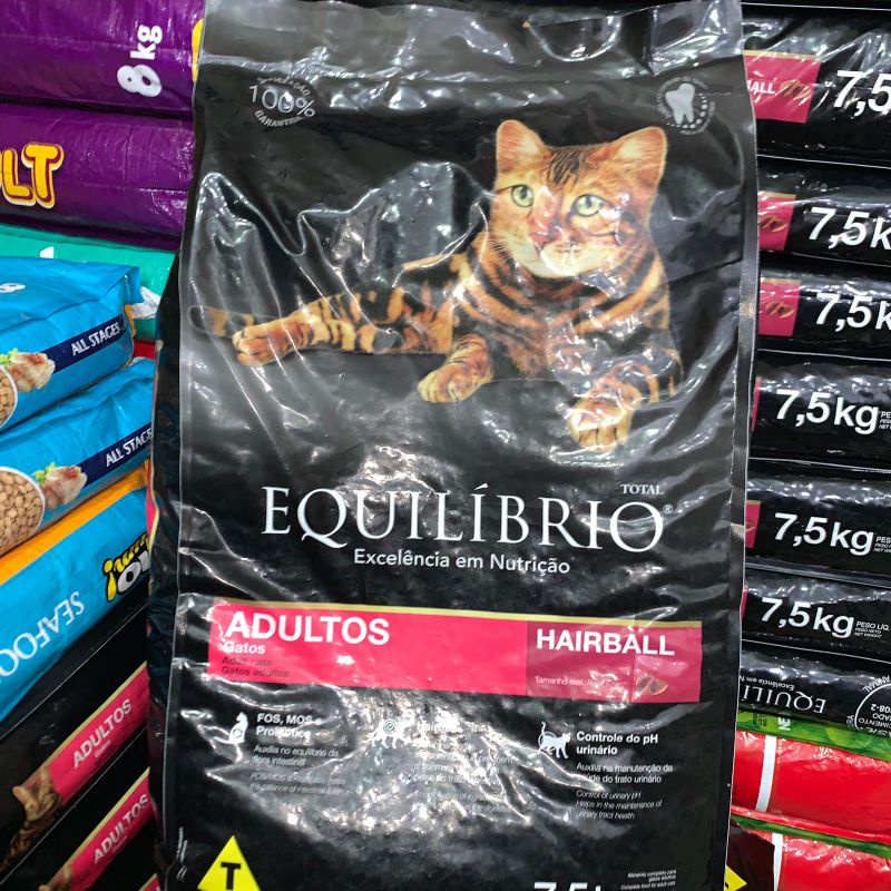 Equilibrio adult hairball 7,5kg Makanan Kucing Equilibrio Adult