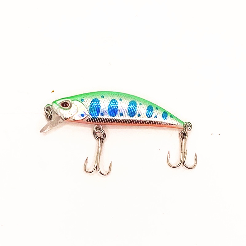 1 Pcs Baru Ikan Kecil Memancing Umpan 5 cm 5g Tenggelam Crankbaits Hooks Ikan Kecil Bass Umpan Engkol Wobbler Ikan Kecil Bass Tackle