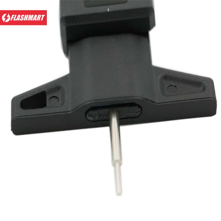 Flashmart GemRed Alat Ukur Kedalaman Ban Digital Tyre Tread Depth Gauge - QST-601