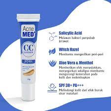 ☘️Yuri Kosmetik☘️Acnemed CC Lotion Natural SPF 38+ PA+++