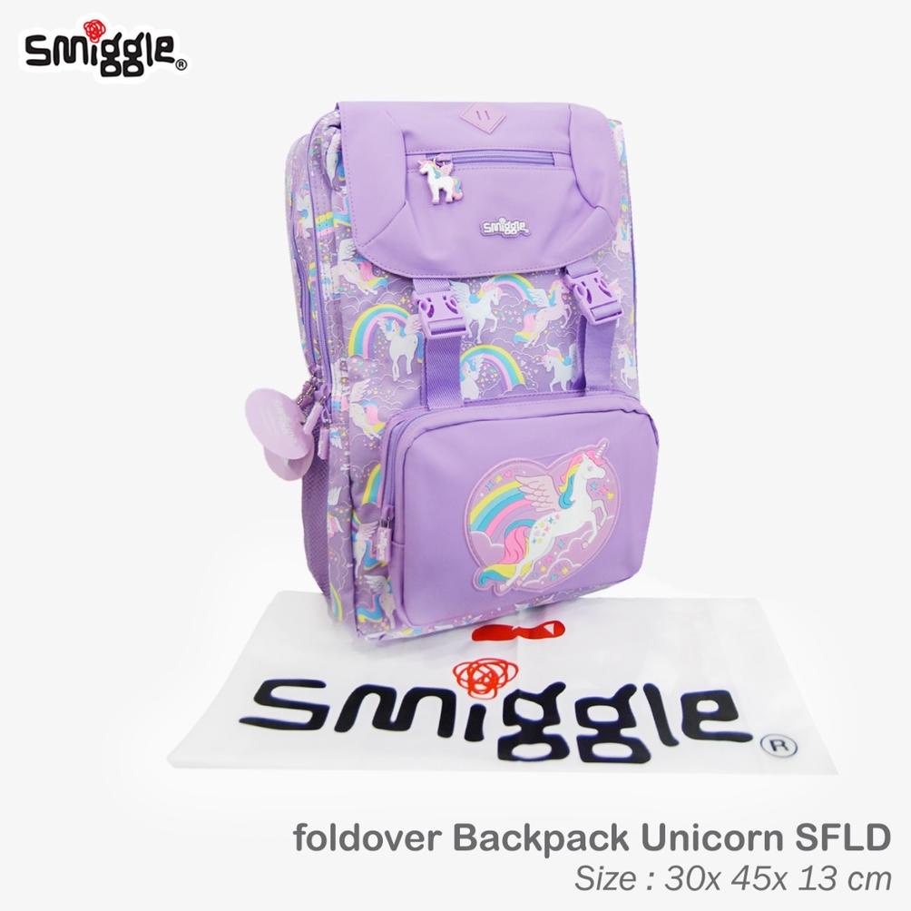 SMIGGLE foldover backpack unicorn  SFLD