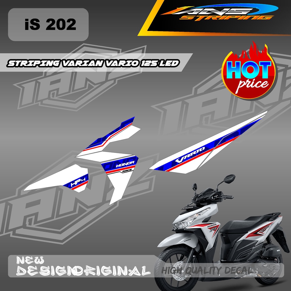 TERBARU STIKER VARIO 125 LED STRIP/ STIKER VARIO CUSTOM / DECAL STIKER KERETA HONDA VARIO 125LED IS202