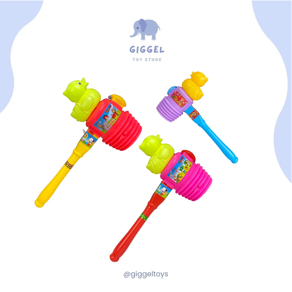 [ Giggel ] Mainan Palu Bebek / Mainan Palu anak / Mainan Bebek Palu / Mainan Anak Palu Martil Hammer Bebek Bunyi