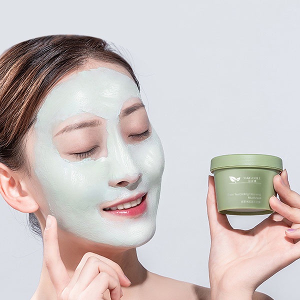 Maigoole/Meidian Green Tea Clay Mask / Masker Lumpur Greentea Pore Clean / Masker Wajah Pembersih Komedo / TV-98