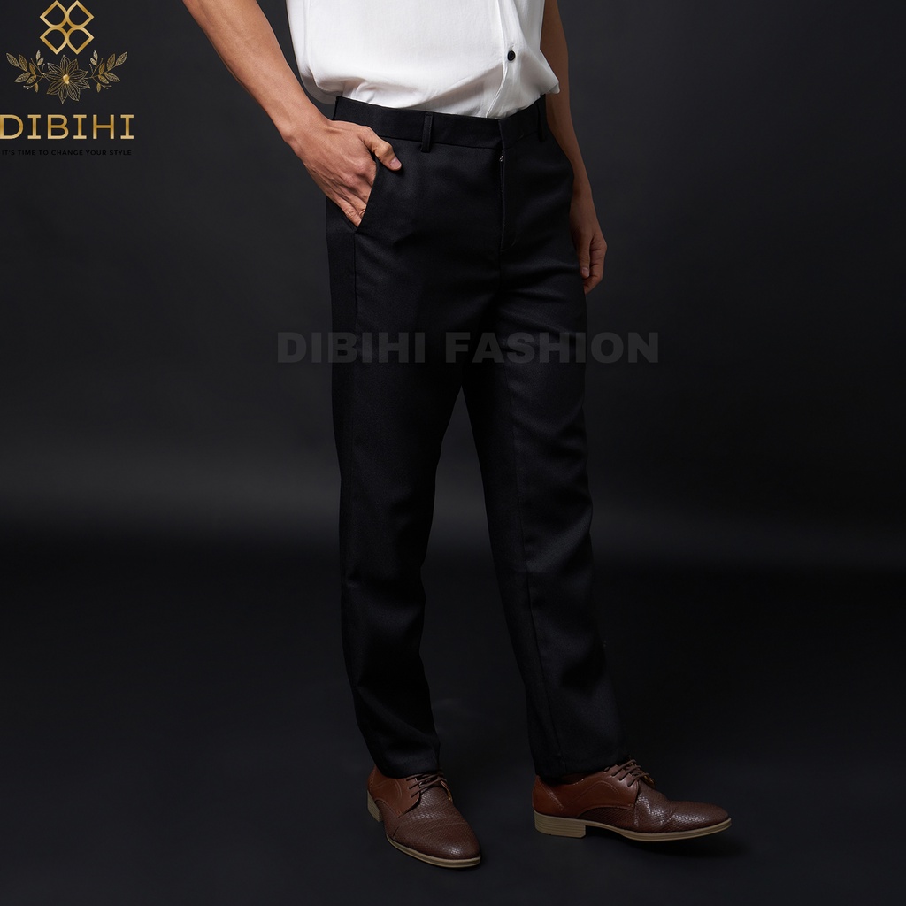 Celana Panjang Bahan Formal Kerja Kantor Dasar Kain Pria Slimfit Premium