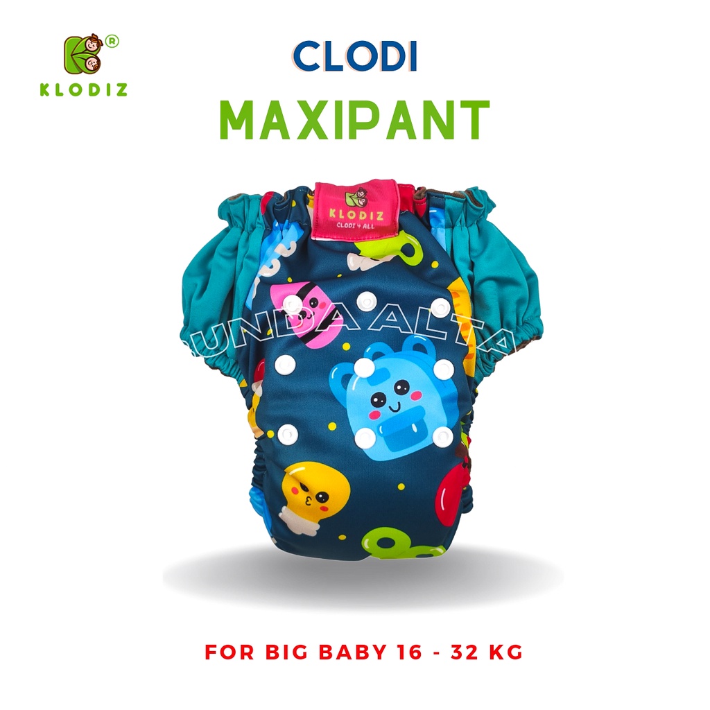 Clodi Celana Jumbo Maxipant  Klodiz untuk Anak 16-32 KG