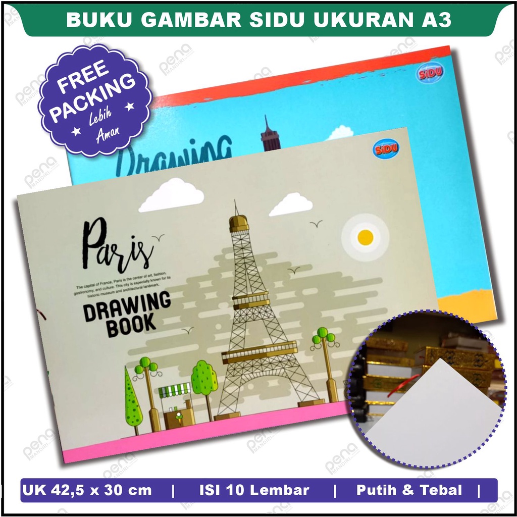 Buku Gambar SIDU / Sinar Dunia A3 Eceran