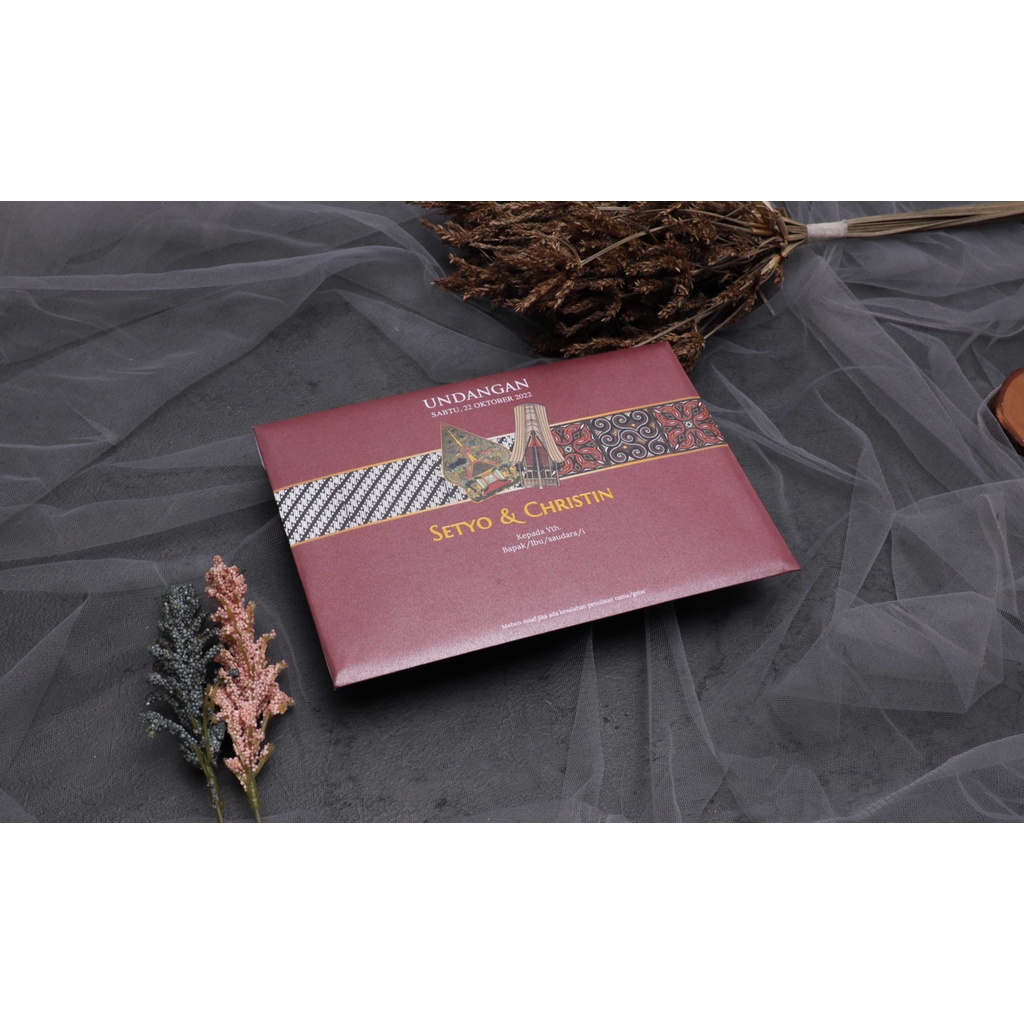 Kartu Undangan Hard Cover Mewah