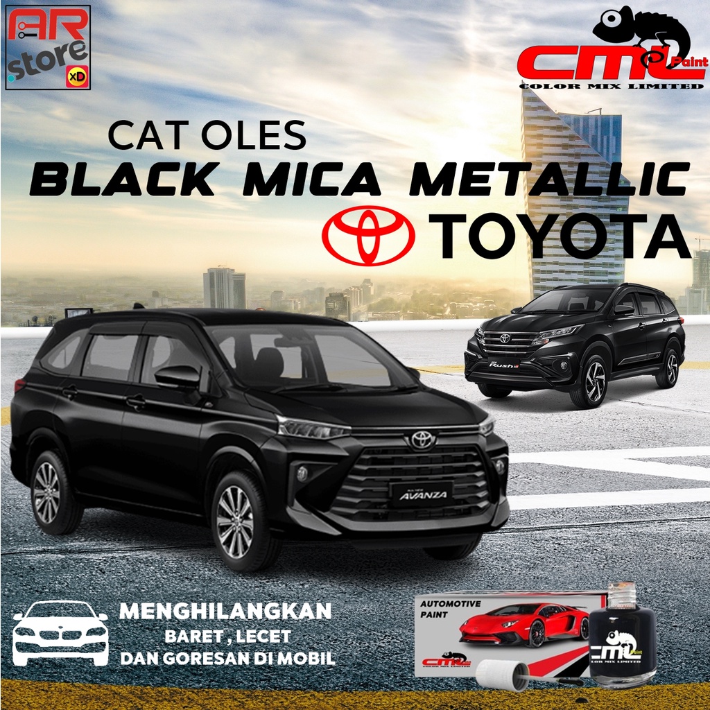 Toyota Black Mica Metallic CML Cat Oles Mobil