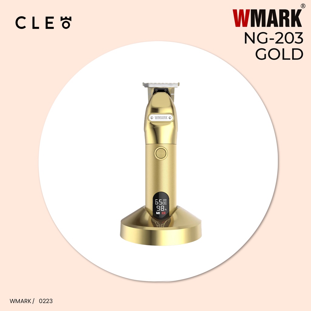 Wmark NG-203 Alat Cukur Rambut - Hair Trimmer LCD Full Metal 100% Ori