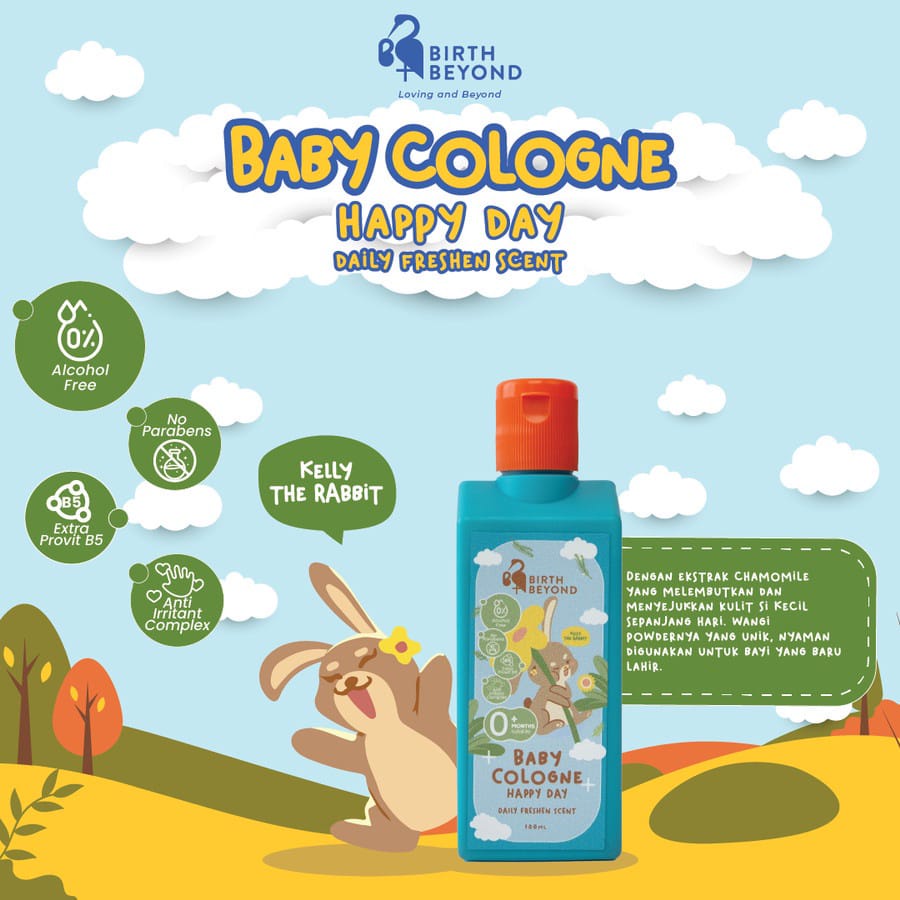 Birth Beyond Baby Cologne Happy Day Parfum Bayi 100ml