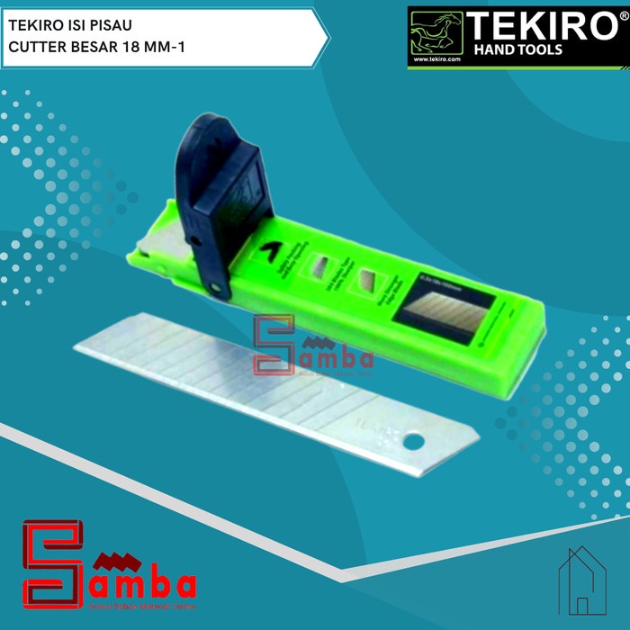 

;&;&;&;&] TEKIRO ISI PISAU CUTTER BESAR 18 MM-1