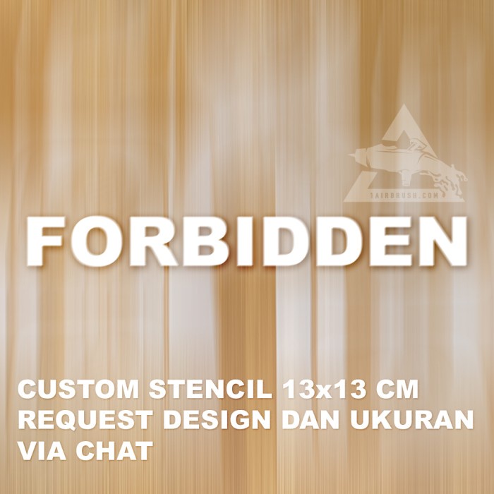 

Terlaris Custom Stencil Pesanan Ukuran 13Cm
