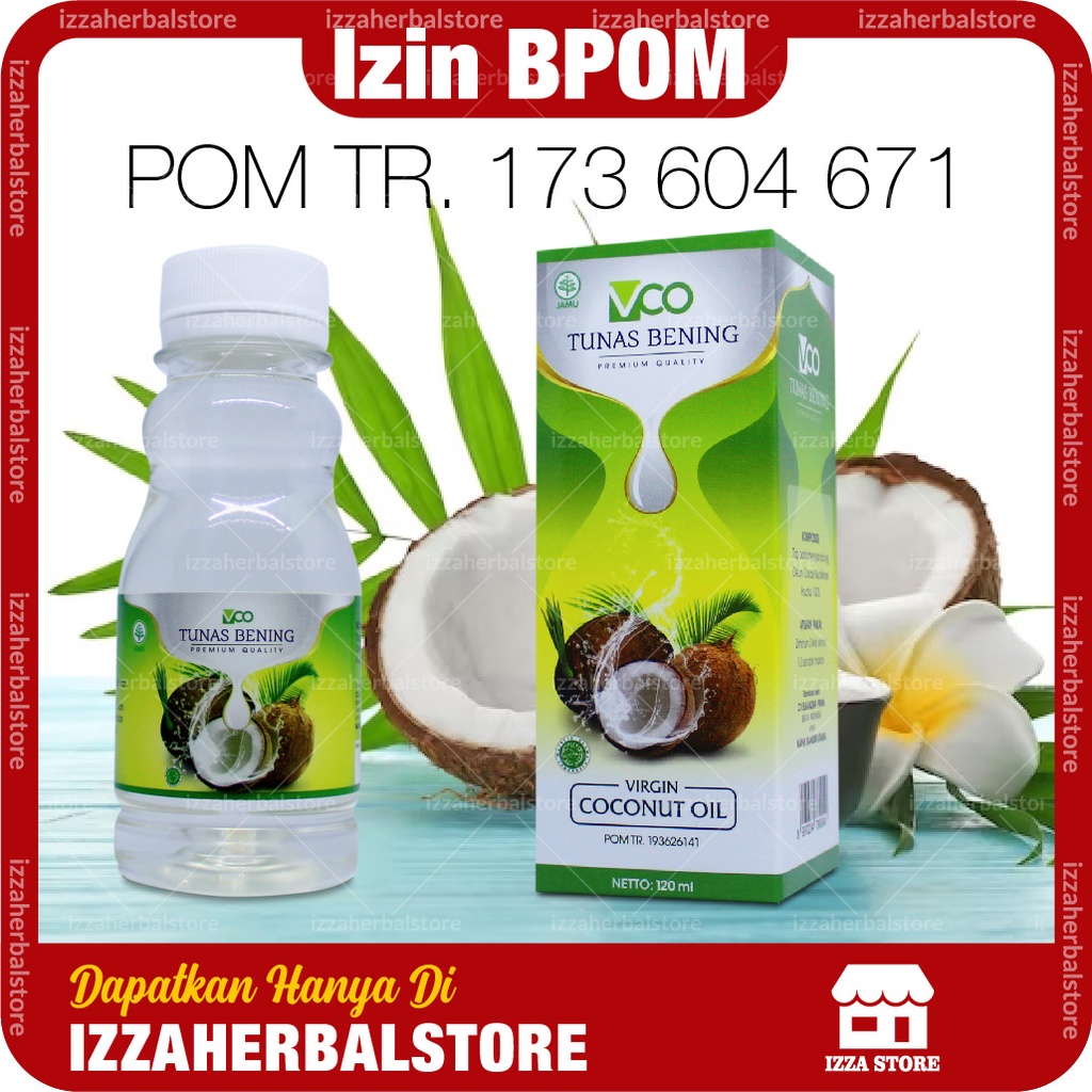 OBAT JANTUNG CORONER VCO Tunas Bening Virgin Coconut Oil 120ml Ampuh Herbal PILIHAN TERBAIK Dari Bpom Asli ORIGINAL