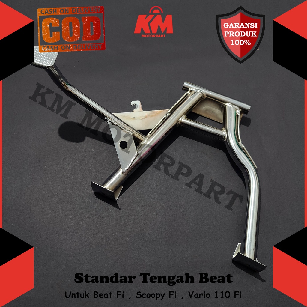 Standar Tengah Beat Fi Vario 110 Fi Scoopy Fi As Chrome