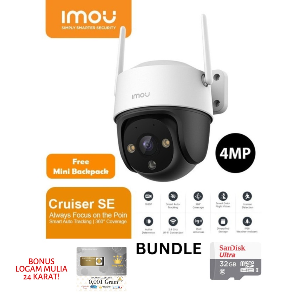 Imou Cruiser SE 4MP Smart Tracking &amp; Full Color Night Vision