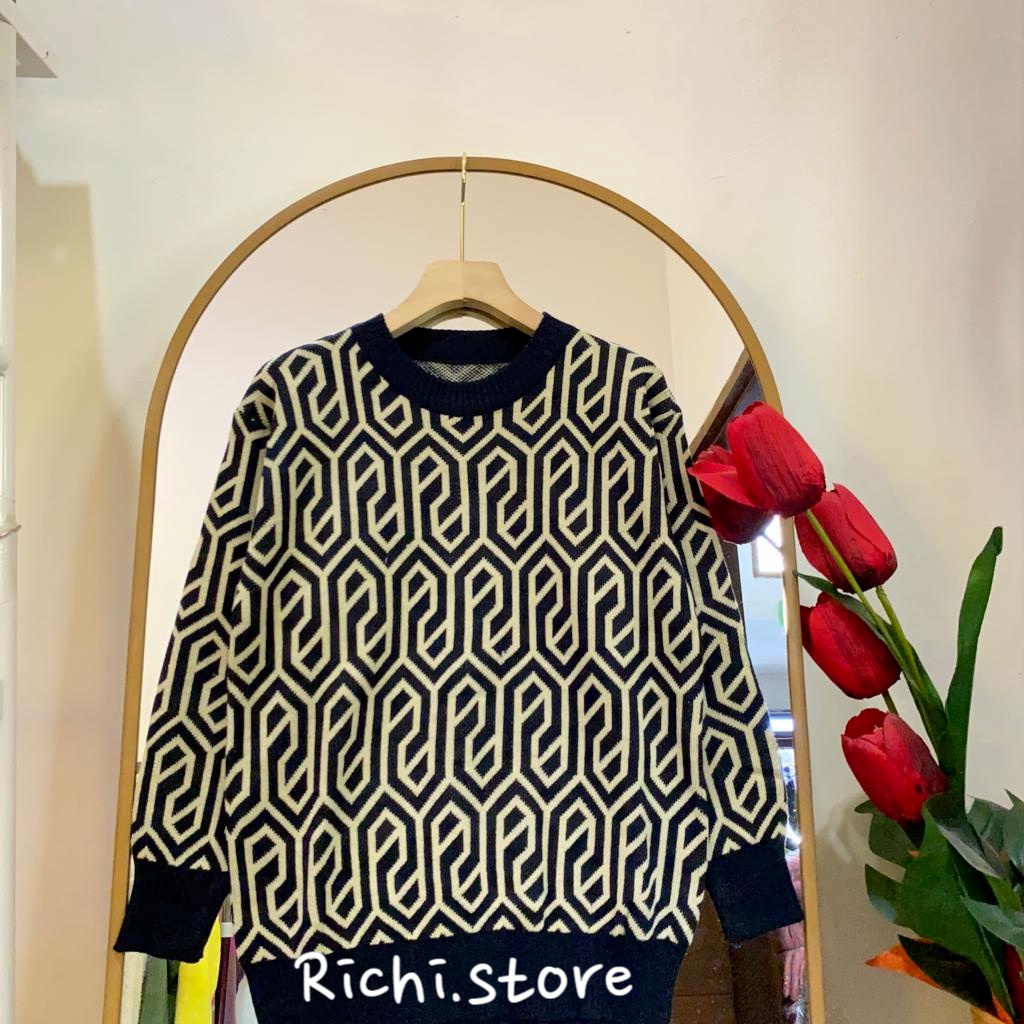 ANNA SWEATER RAJUT BERMOTIF TERBARU