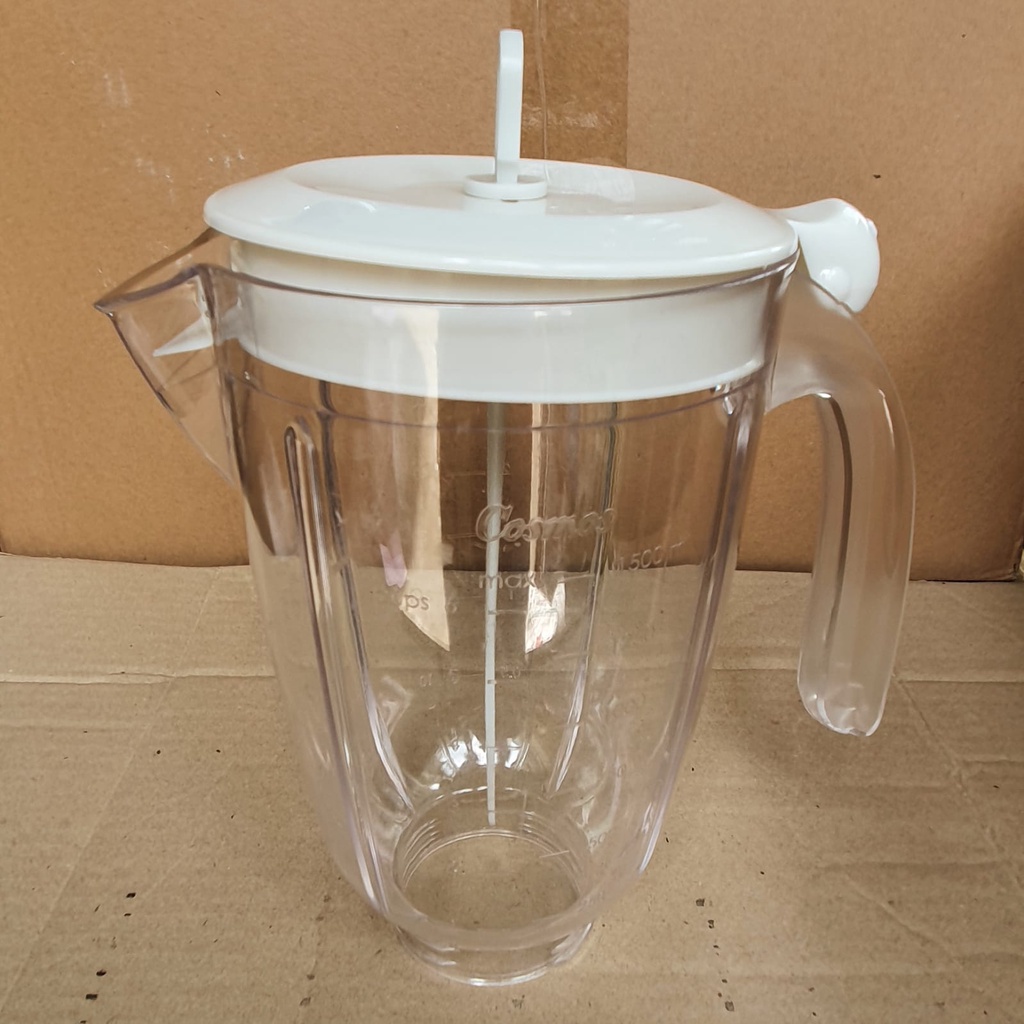 Gelas blender cosmos original + tutup Type CB 282 P CB 281 p. ORIGINAL. tutup Bolong