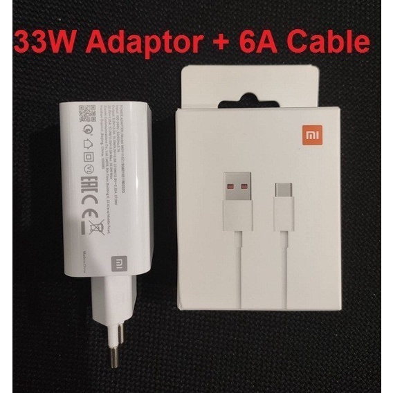 Charger Turbo 33W Xiaomi Redmi Note 10 Pro Max Redmi Note 10S Original