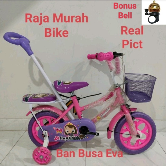 Best Seller Sepeda Anak Mini Atlantis Nabila 12 Inch Dorongan Sepeda Mini Atlantis