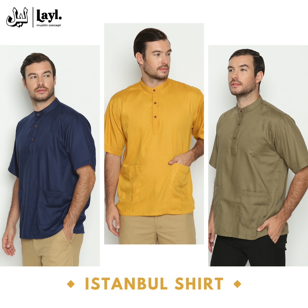 Istanbul Kemeja Koko / Baju Muslim Pria by Layl Muslim Concept
