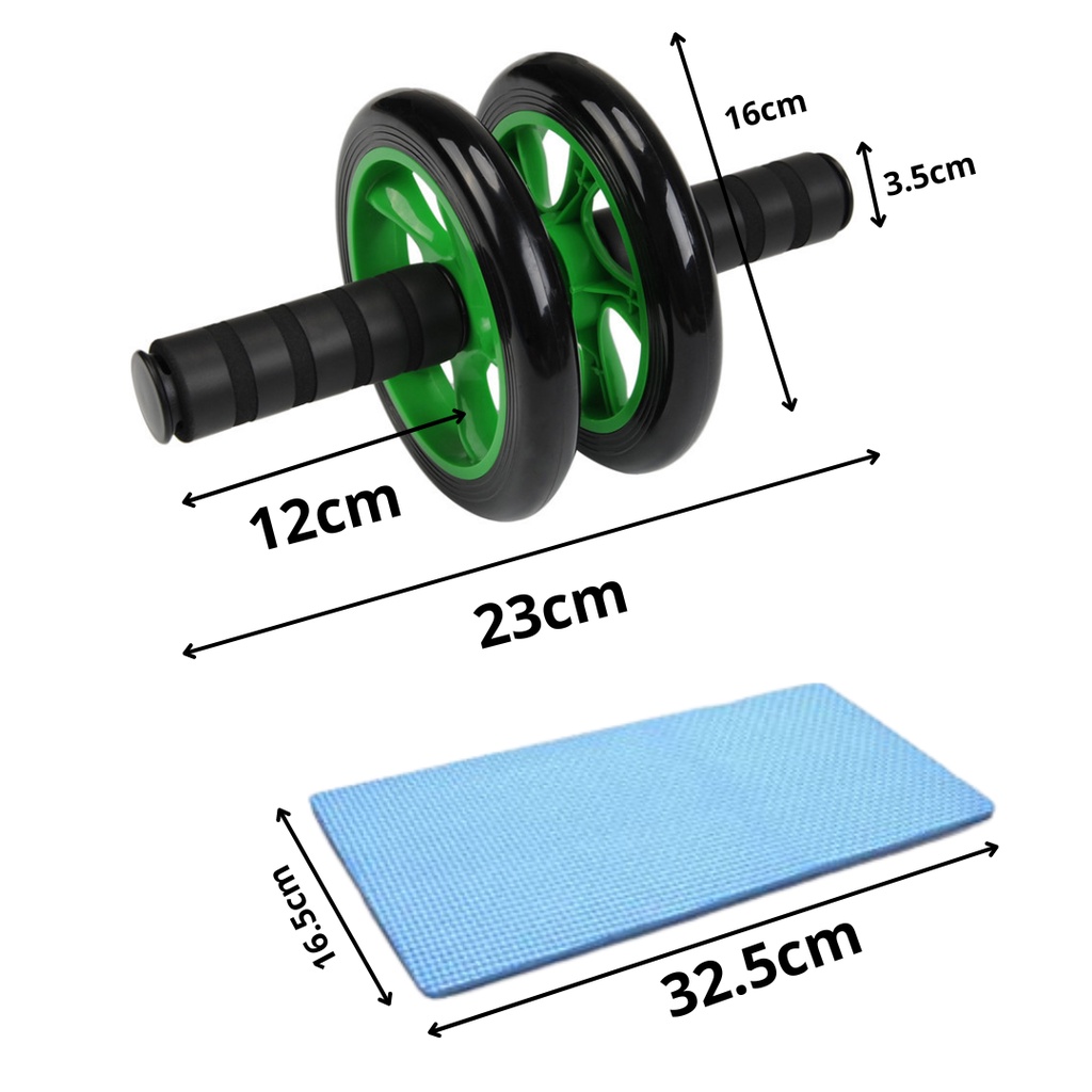 Gym V1 Roller Gym AB Wheel Sport - Alat Gym Fitness Roller