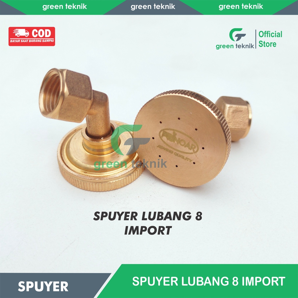Nozzle Sprayer Spuyer Kuningan Lubang 8 Import