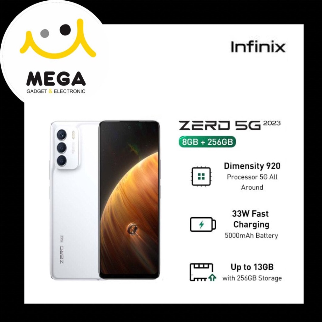 Infinix Zero 5G 2023 8GB + 256GB Garansi Resmi Infinix Indonesia