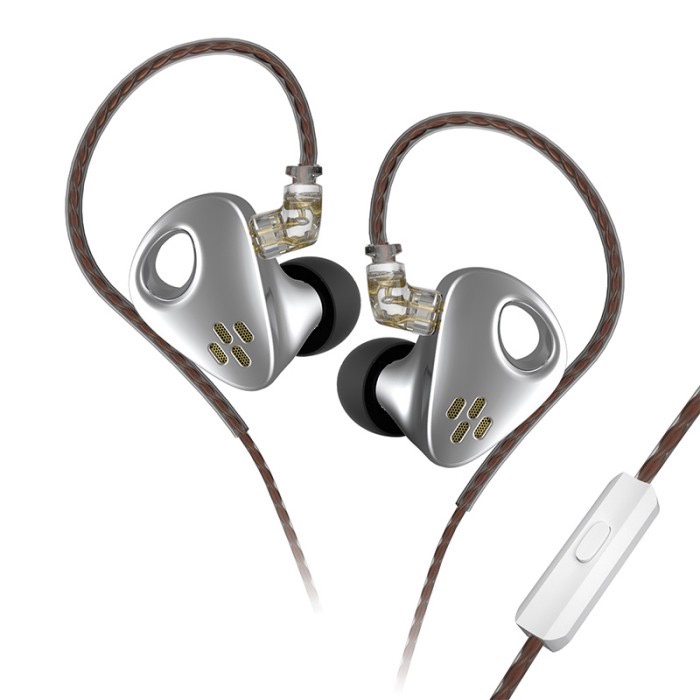 CCA CXS Metal Open Back In Ear Earphone - with Mic - 10mm SIngle Dynamic Driver - Garansi Resmi 1 Tahun