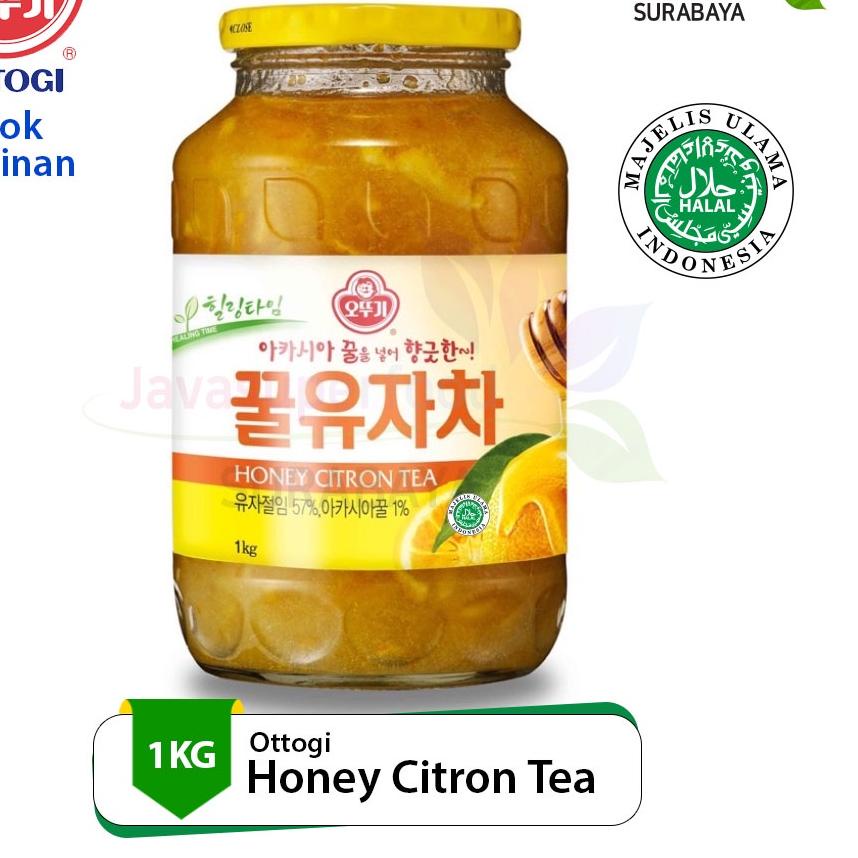 

Ω Ottogi Honey Citron Tea 1Kg/Teh Jeruk Asli Korea ♣