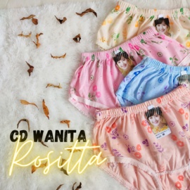 CELANA DALAM WANITA / UNDIES / CD WANITA CEWEK MOTIF MEREK ROSITA