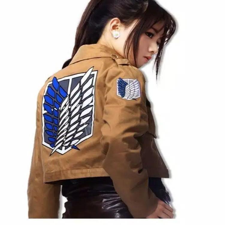 TERBAIK JACKET JAKET ATTACK ON TITAN AOT SHINGEKI NO KYOJIN SNK ANIME JEPANG ARMIN MIKASA LEVI EREN