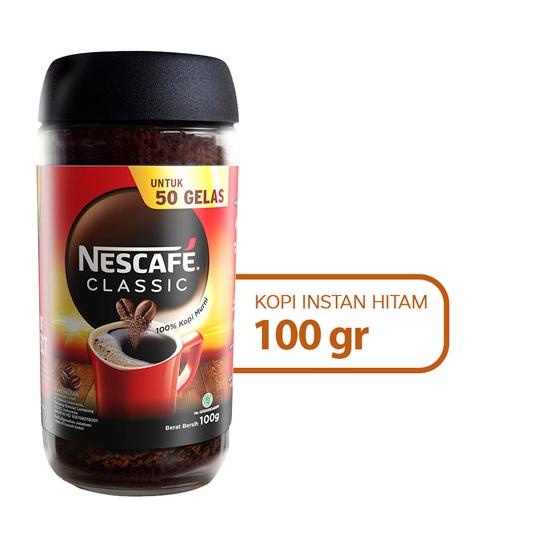 

❅ Nescafe Classic Kopi Hitam Instan Jar 100 gr ▲