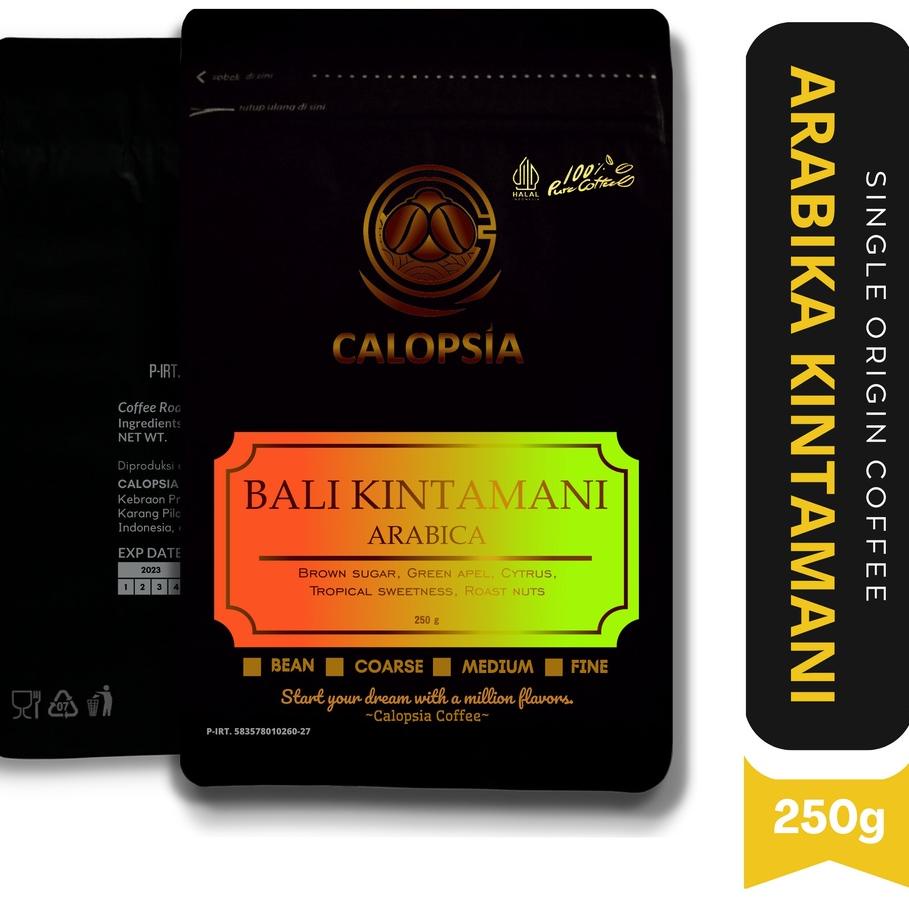 

❂ CALOPSIA Kopi Bali Kintamani Arabica Single Origin 250 Gram (Specialty Grade 1) | Kopi Arabica Kintamani | Kopi Arabika Bali | Kopi Bali Kintamani | Bali Kintamani Coffee | Kopi Arabica | Kintamani Bali Arabica Coffee ♞