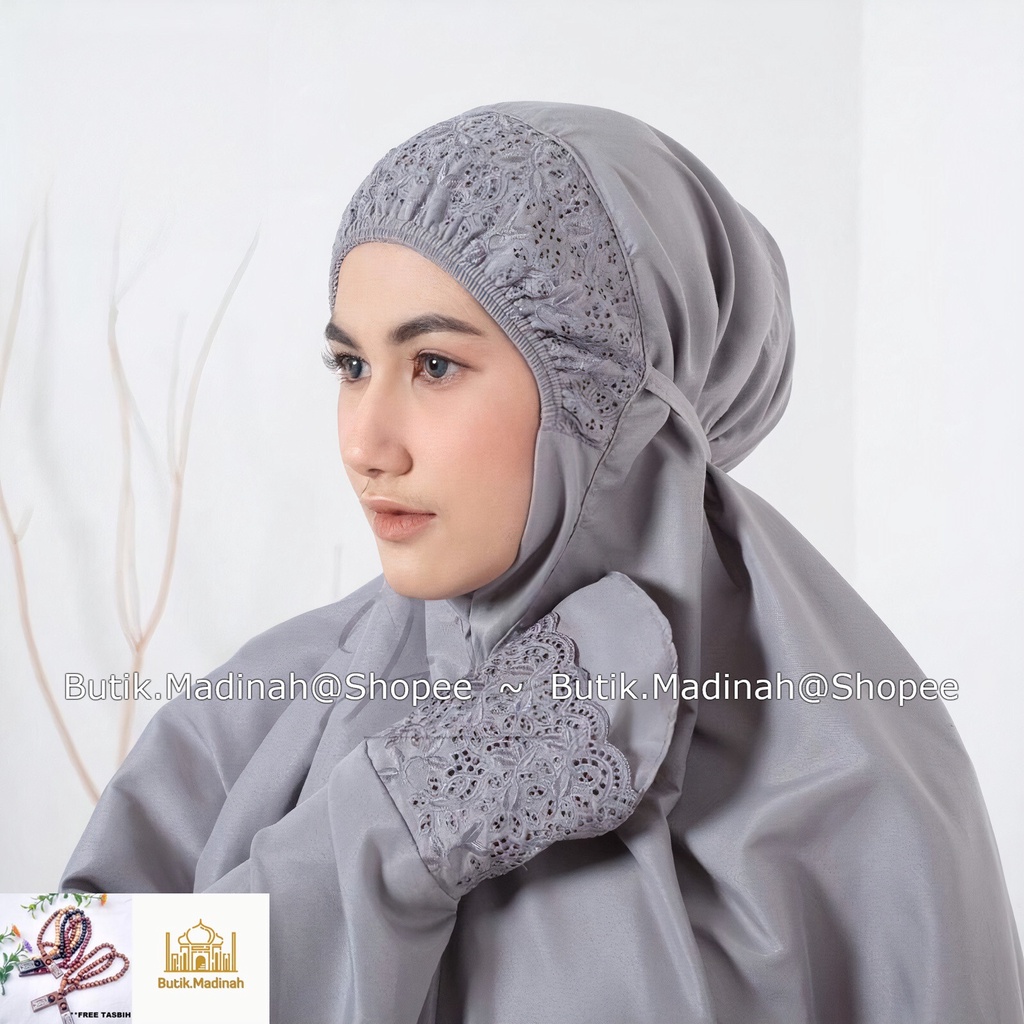 BUTIK.MADINAH MUKENA DEWASA TERUSAN SITI KHADIJAH PASTELEENA JUMBO