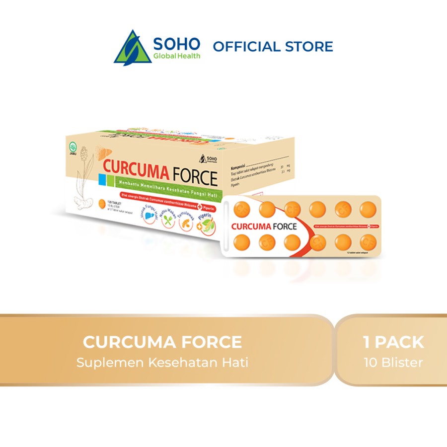 Curcuma Force 1 Blister @ 10 Tablet