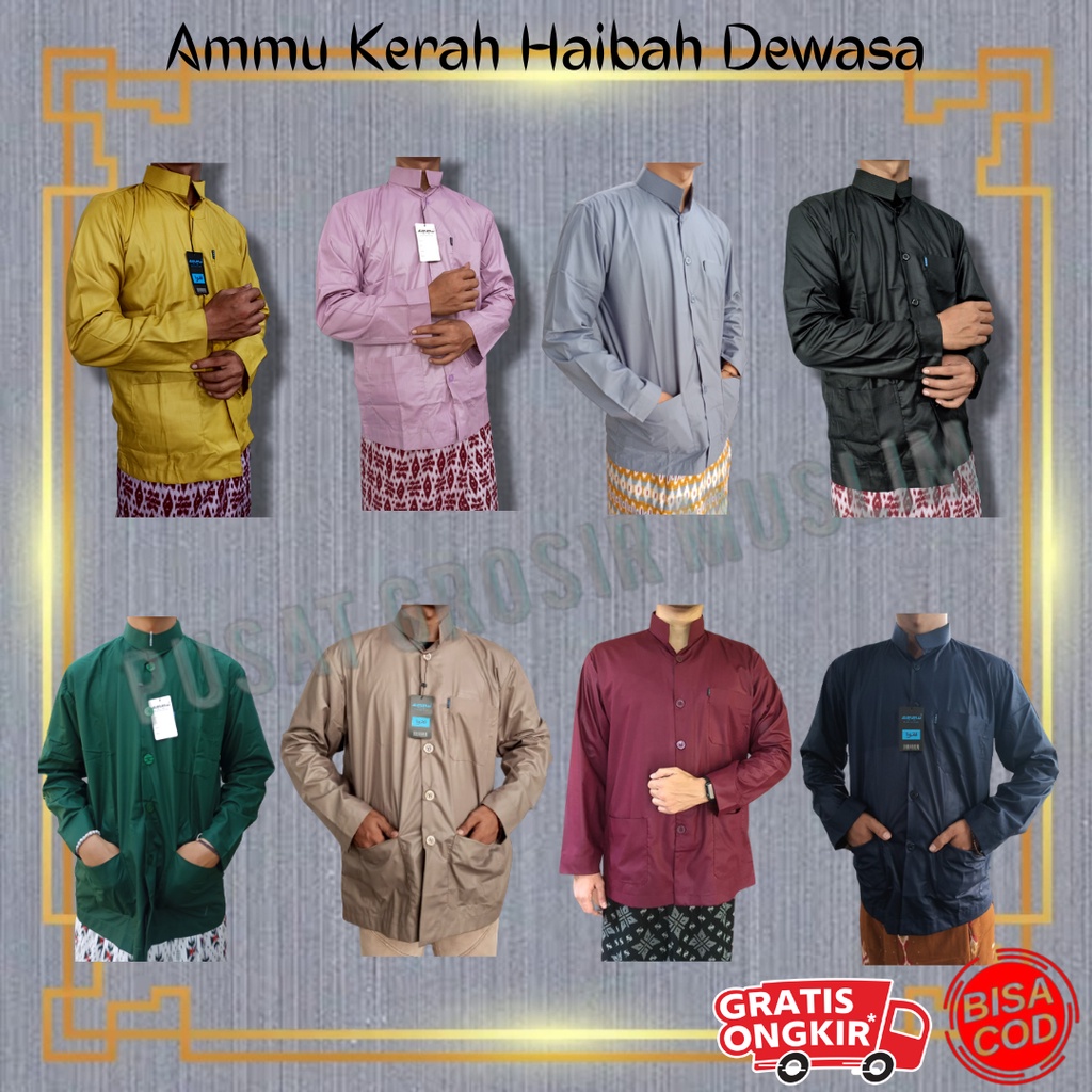 Baju Koko Ammu Haibah Size L Ukuran L Termurah Dijamin Original!!!