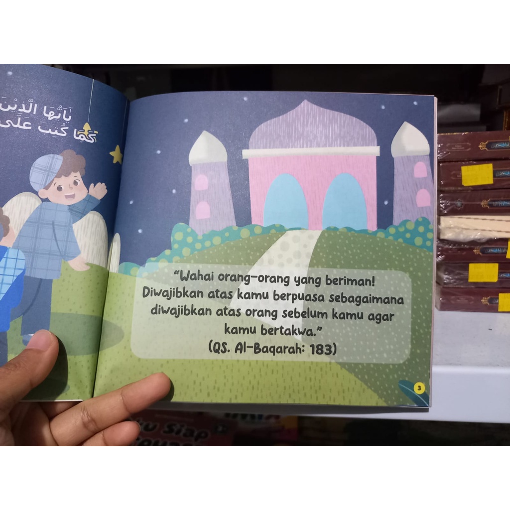 Buku Cerita Aku Siap Berpuasa | Tata Cara Berpuasa | Masuk Surga Dengan Puasa Full Color LM