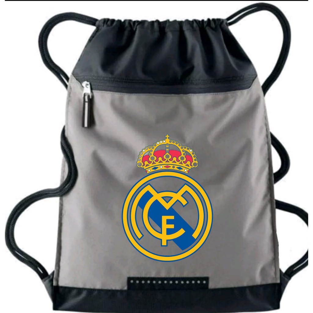 Tas Serut Anti Air Selampang Olahraga - tas ransel olahraga selempang Klub Real Madrid