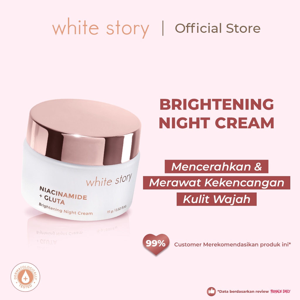 WHITE STORY Brightening Night Cream 15g