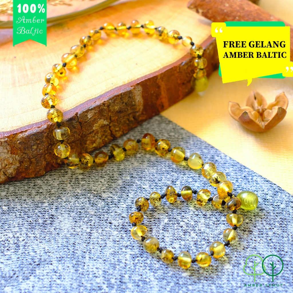 PROMO TERMURAH di SHOPEE - Kalung Amber Baltic Authentic by Amber Semut