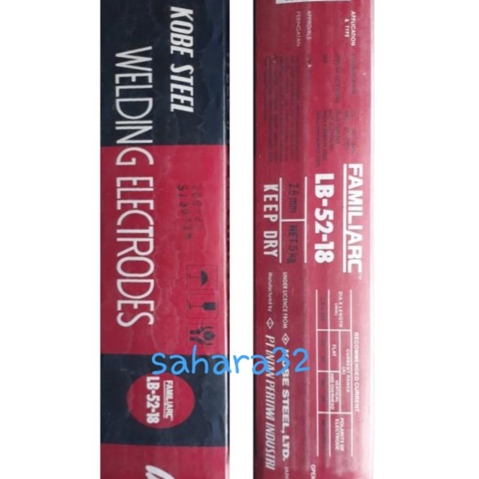 Terlaris Kawat Las Kobe Lb52-18 (7018) 2,6Mm