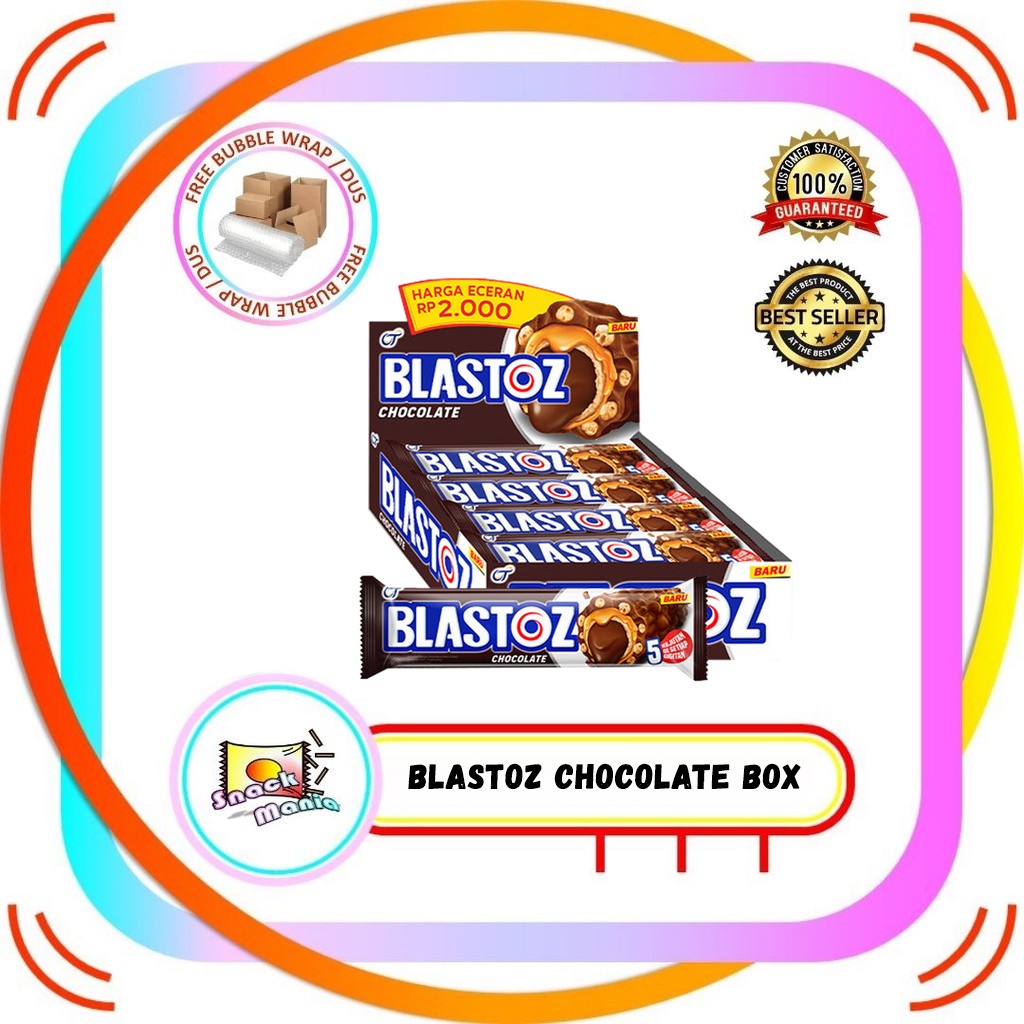 

Tango Wafer Blastoz Chocolate Coklat 24 gr x 12 Sachet BOX