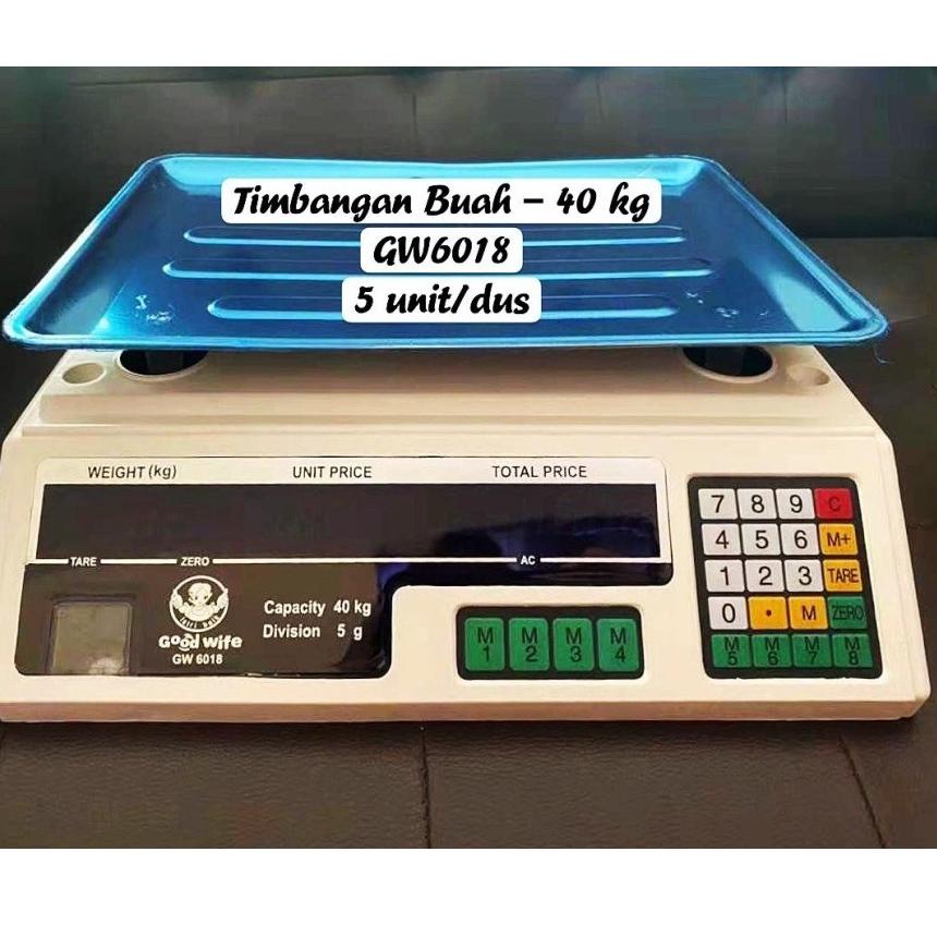 REKOMENDASI dital 40 kg timbangan buah 40kg besar Barang Sayur GW 6018